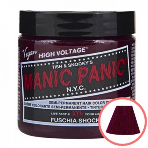 MANIC PANIC HIGH VOLTAGE CLASSIC CREAM FORMULAR HAIR COLOR (15 FUSCHIA SHOCK)